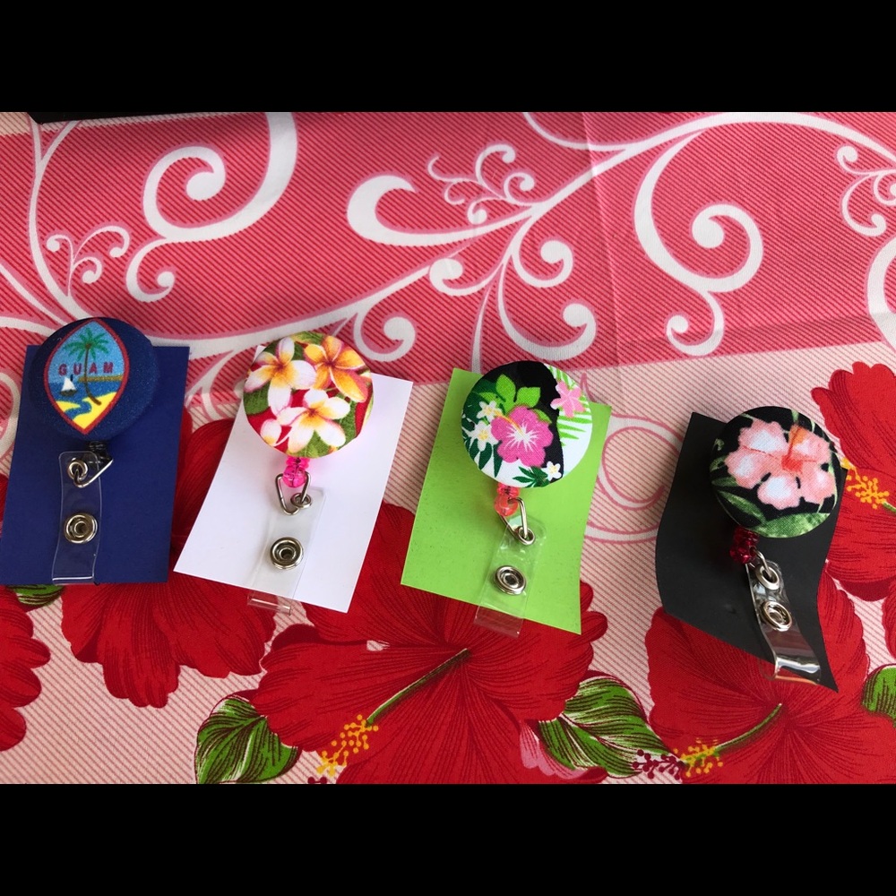 Custom/Handmade Retractable Name Badge Holder
